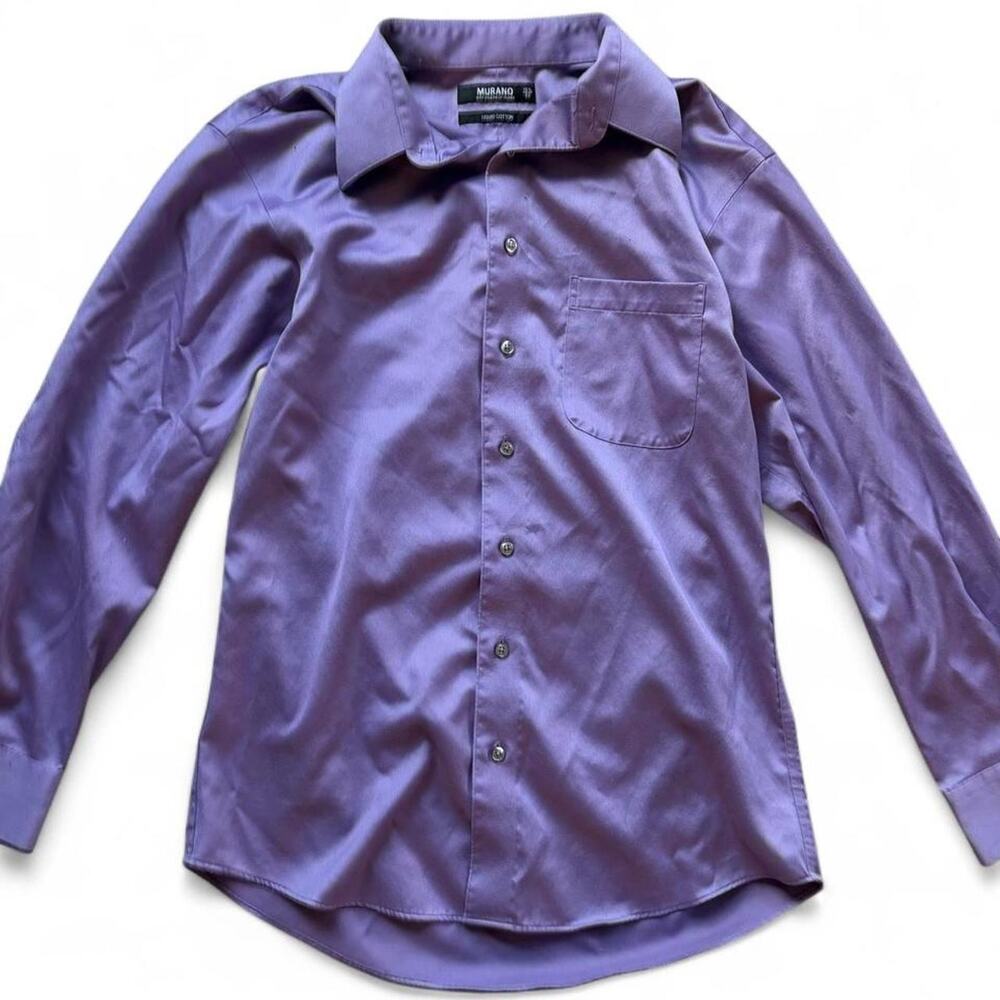 Purple Murano Button Up Shirt - Size 15.5/32